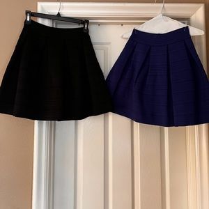 2 Express x’s skirts with stretch waistbands